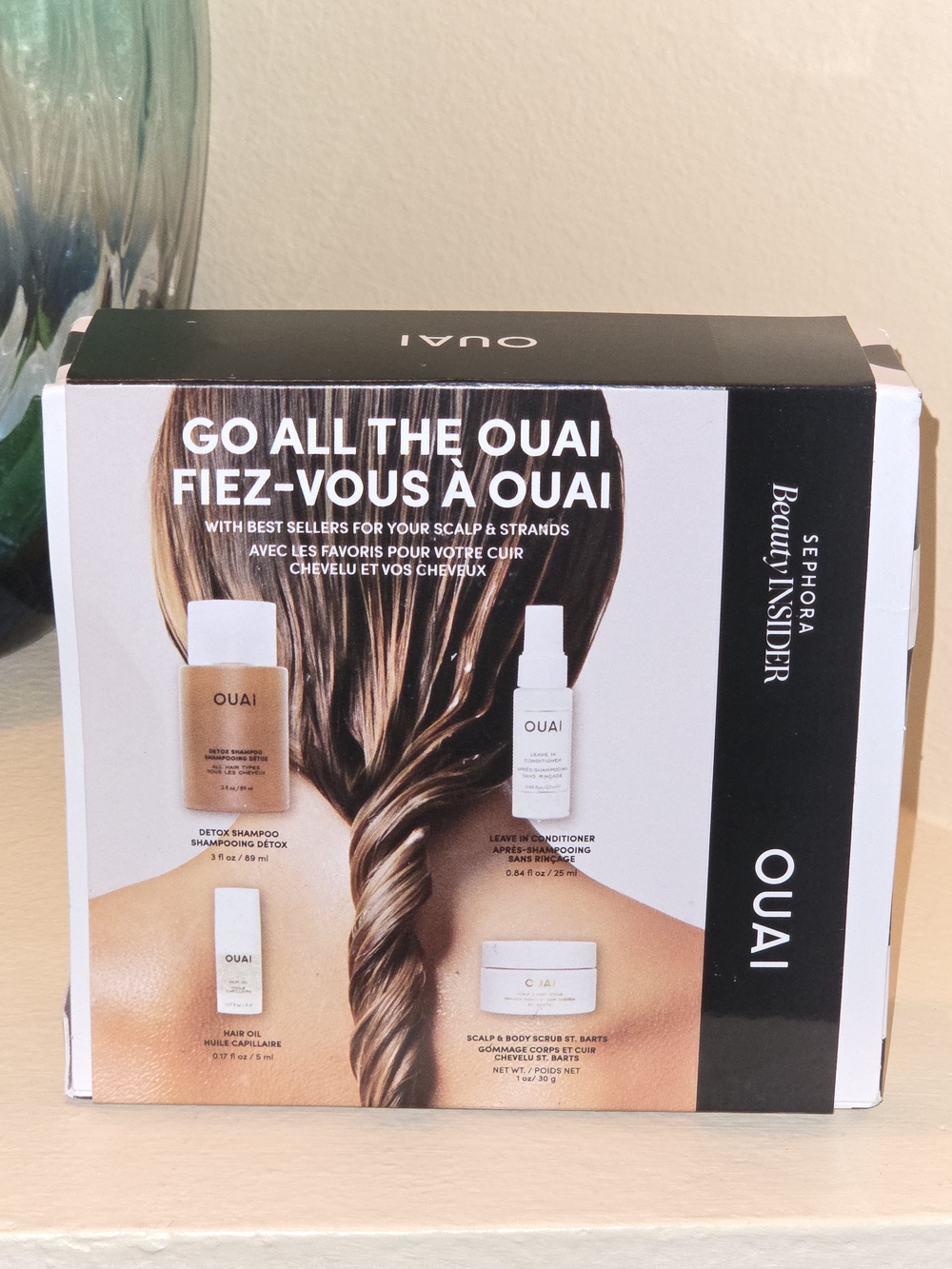 OUAI Hair Care Kit - Black, White, Brown